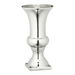 Floor vase, silver, small, approx. 25cmH