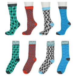 Herren Socken Color 4/s