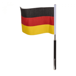 Deutschland Ausziehbare Flagge - 25er Display - 25 cm