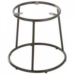 J-Line Metallhocker, schwarz, 39 cm