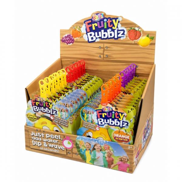 Seifenblasen Fruity Bubbles, 4er-Set, gemischt