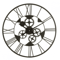 J-Line Wanduhr mit römischen Ziffern, batteriebetrieben, 60 cm