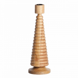 Light & Living candlestick Almola mango wood natural 28 cm