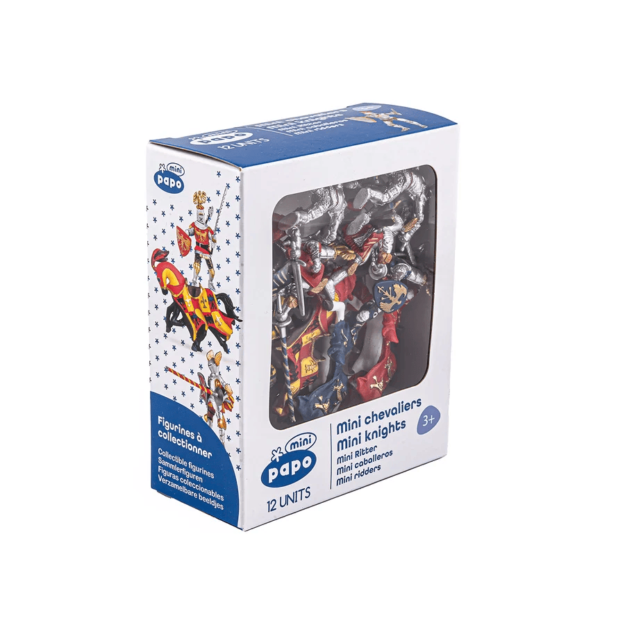 Papo 33016 - Mini Ritter (Kunststoffbeh&auml;lter, 12 St&uuml;ck) - Spielfigur