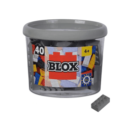 Androni - Blox 40 graue 8er Bausteine in Dose