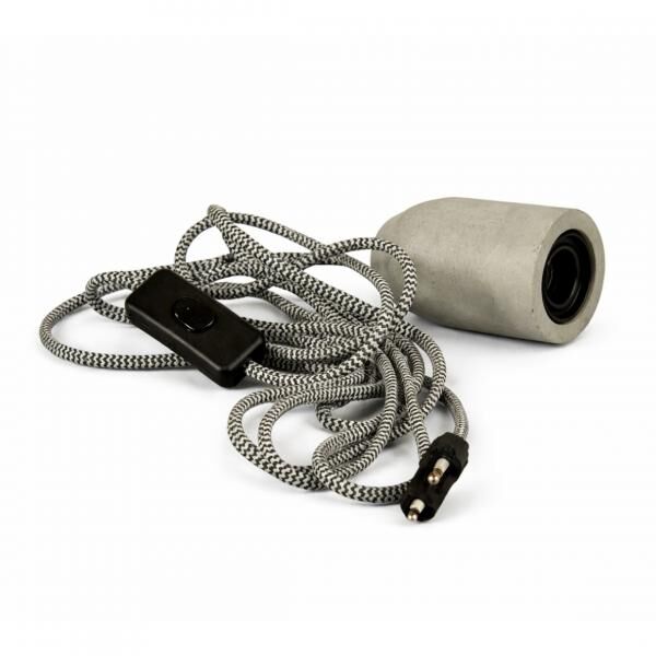 Annas Collection pendant lamp fitting E27 concrete 3 m