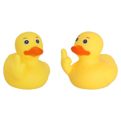 Badeente Mittelfinger, ca. 8cmH