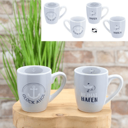 Maritim Mug, 2/set, 350 ml, bulbous, 9.5 cm H