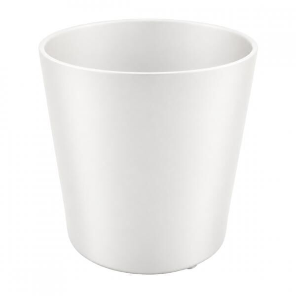 D&M Blumentopf „Basic“, weiß, 16,5 cm