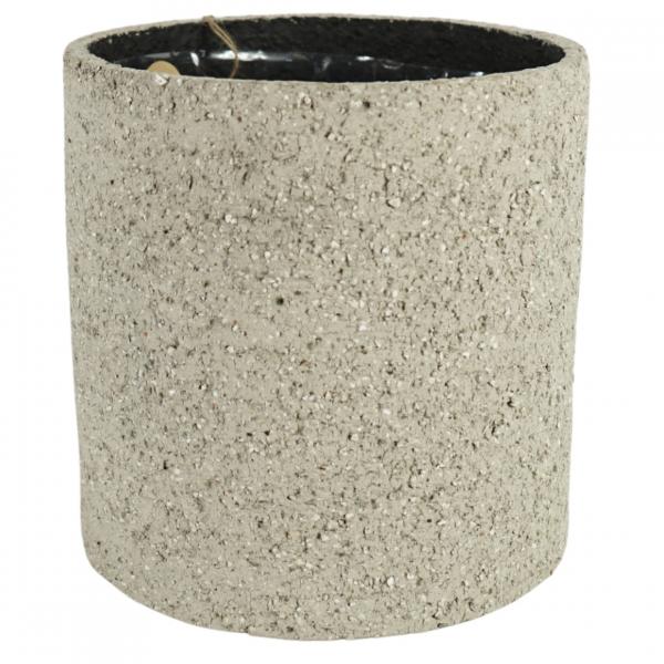 D&M Depot Blumentopf „Cicle“, hellgrau, 25 cm (16278052)