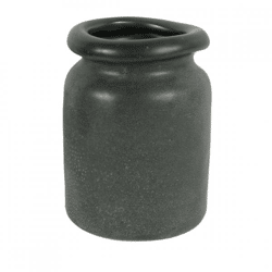 D&M Depot Blumentopf „Erva“, schwarz, 17,5 cm
