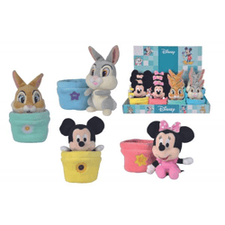 Disney flower pot plush, 16cm, 4-sort. - plush