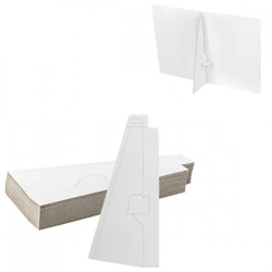 DIY-Ständer in Eselform, weiß, 29 cm, 25er-Set