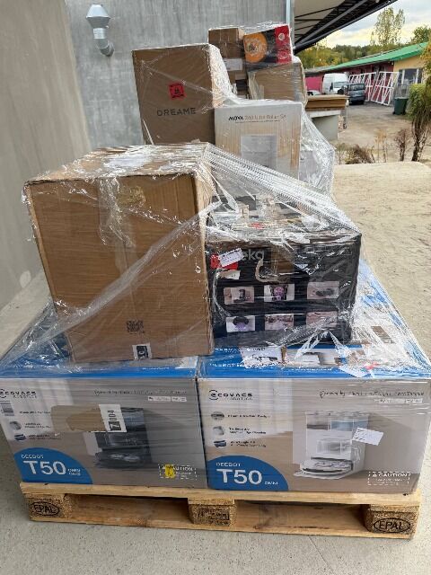 FLOOR CARE APPLIANCES - AMAZON RETURNS FOR RESALE – 75% BELOW RETAIL – UNTESTED – 6 ITEMS – 218,50€/ITEM - 14,57€/KG - P23341, KF