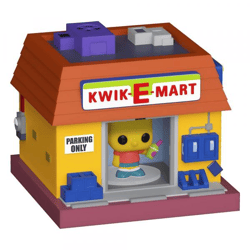 Funko 83684 - Bitty Pop! Towns - Bart Simpson and Kwik-E-Mart