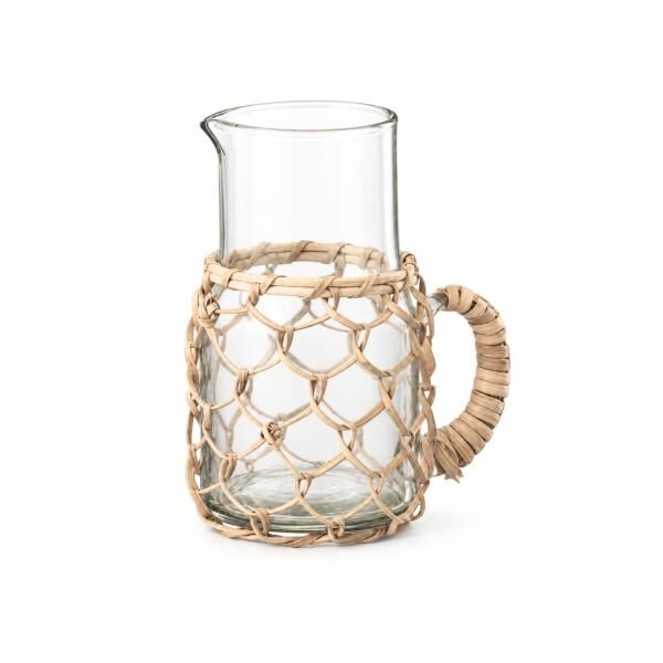 J-Line Karaffe „Boho“ aus Glas, 12,5 cm