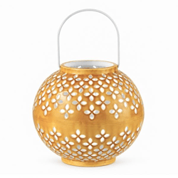 J-Line lantaarn metaal oker 20 cm