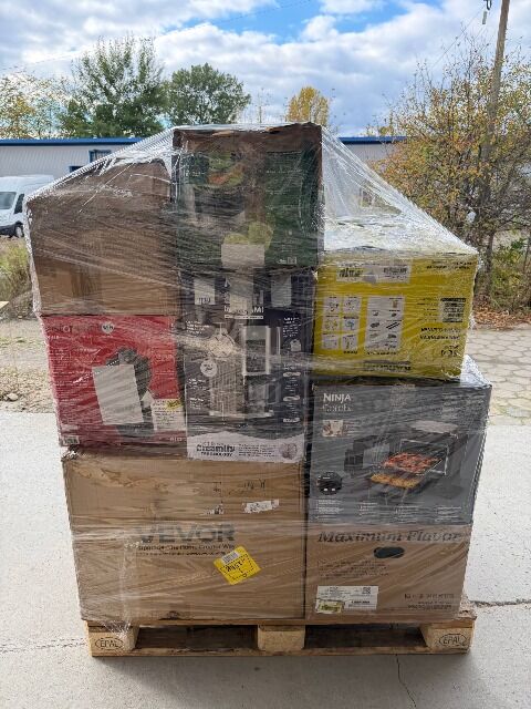 KITCHEN & FLOOR CARE APPLIANCES - AMAZON RETURNS FOR RESALE – 75% BELOW RETAIL – UNTESTED – 15 ITEMS – 49,09]€/ITEM - 5,04€/KG - P10948, KF