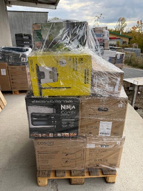 KITCHEN & FLOOR CARE APPLIANCES - AMAZON RETURNS FOR RESALE – 75% BELOW RETAIL – UNTESTED – 15 ITEMS – 49,09]€/ITEM - 5,04€/KG - P10948, KF