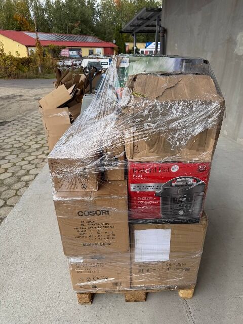 KITCHEN & FLOOR CARE APPLIANCES - AMAZON RETURNS FOR RESALE – 75% BELOW RETAIL – UNTESTED – 15 ITEMS – 49,09]€/ITEM - 5,04€/KG - P10948, KF