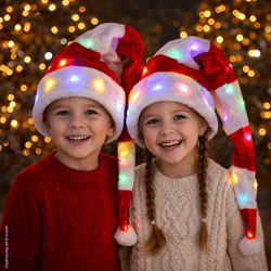LED Weihnachtsmütze, XXL, ca.100cmL