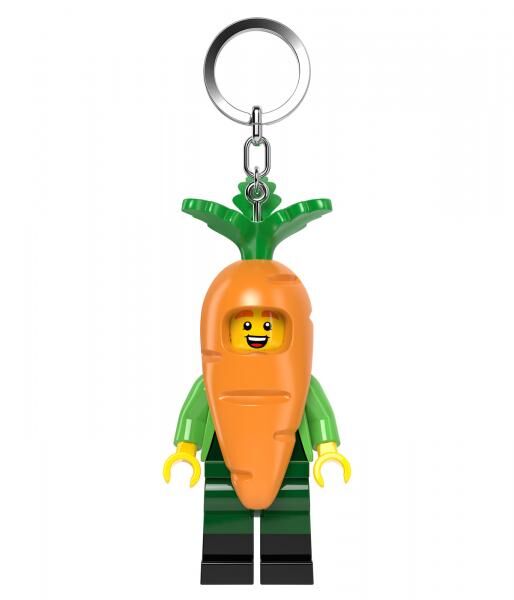 LEGO&reg; Minifigures&trade; - Schl&uuml;sselanh&auml;nger mit Taschenlampe - Karotten-Maskottchen