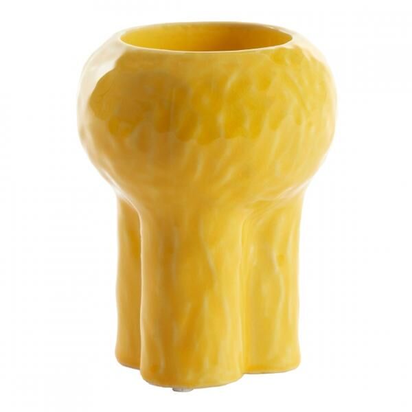 Light & Living Teelichthalter Kitna, gelb, 15,5 cm