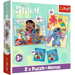 Lilo & Stitch - 2 in 1 Puzzles + Memo
