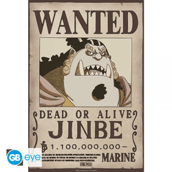 ONE PIECE - Poster Chibi 52x38 - Wanted Jinbe Wano