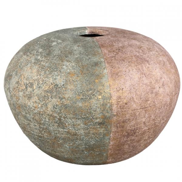PTMD Blumentopf Chareece L, Zement, braun/grau, 40 cm