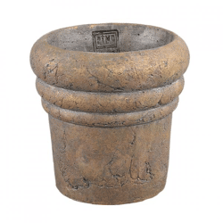 PTMD flower pot Helena L brown 19 cm