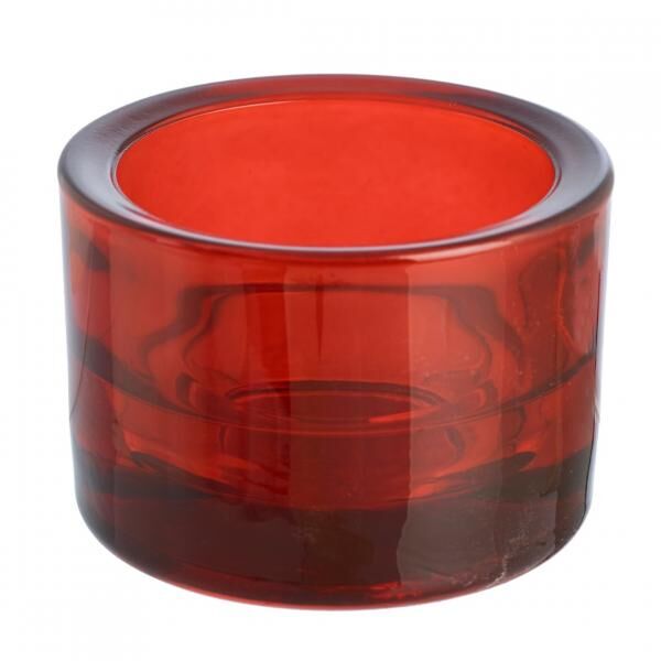 (R) Spaas Teelichthalter rot 8,5 cm.