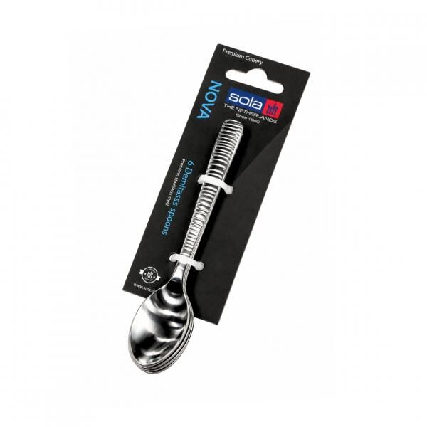 Sola Kaffeelöffel Nova 12,5 cm, 6er-Set