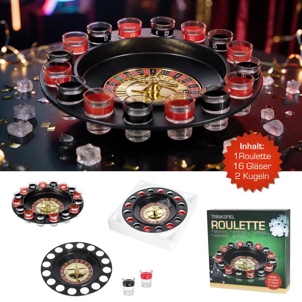 Trinkspiel "Roulette", ca. 29cm