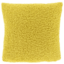 Unique Living Kissen „Chico“ in Zitronengelb, 45 x 45 cm