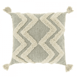 Unique Living kussen Dahlia tea green 45 x 45 cm