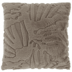 Unique Living kussen Nyna taupe 45 x 45 cm
