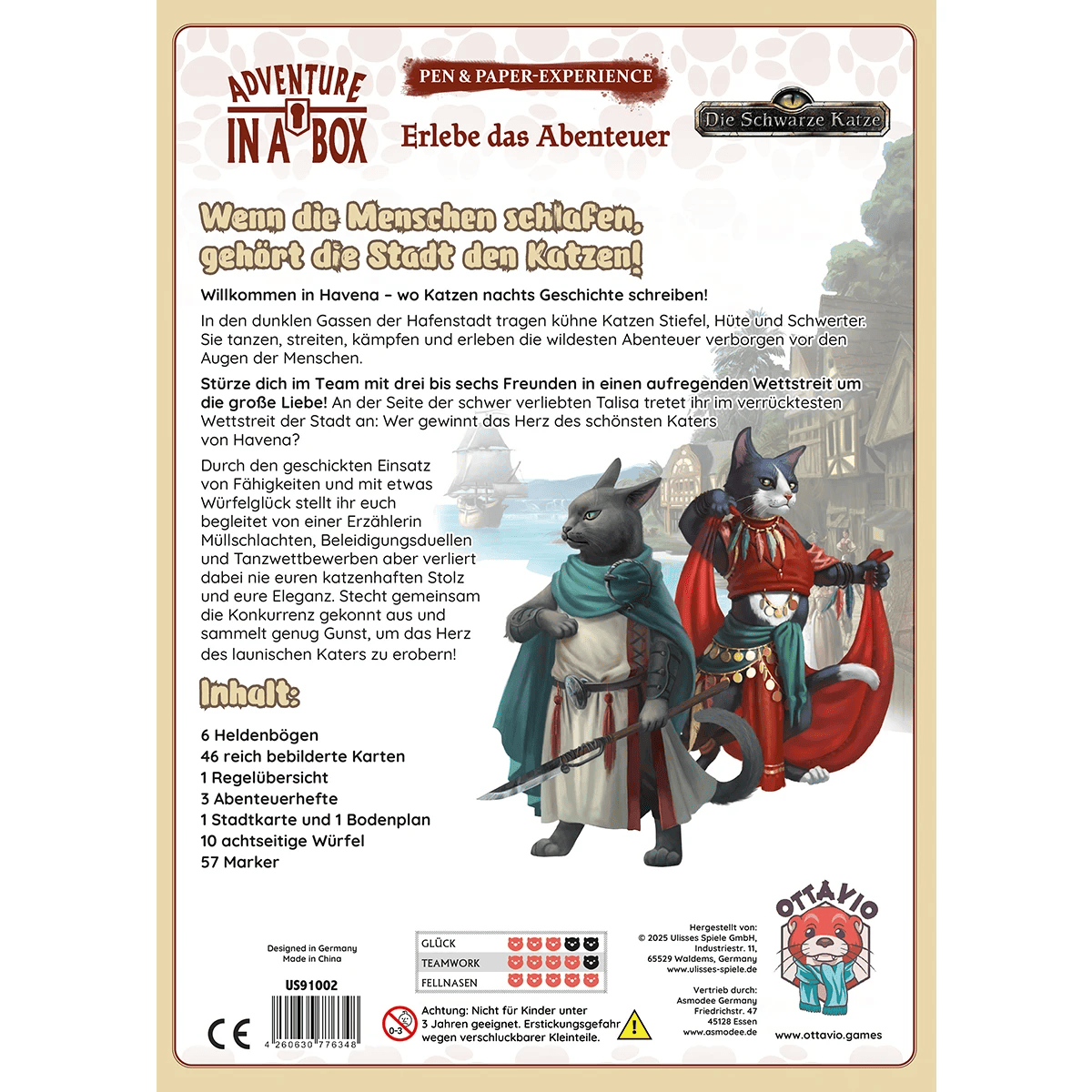 Adventure in a Box: Samtpfotentango - Mini-Rollenspiel