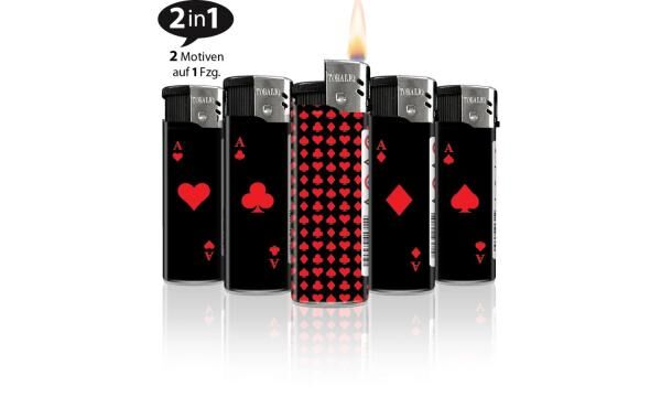 Bad Luck - Flip motif lighter assortment - 50 piece display
