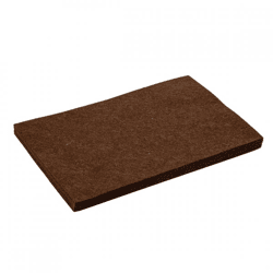 Bastelfilz, dunkelbraun, 20 x 30 cm, 10er-Set