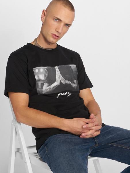 bequemes Mister Tee Herren T-Shirt 180 g/m&sup2; mit Baumwolle Schwarz