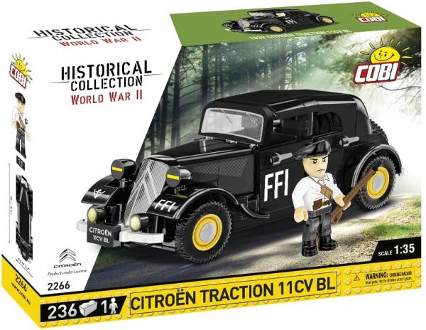 Cobi 2266 - Construction toy - 236 PCS HC WWII 1938 CITROEN TRACTION 11C
