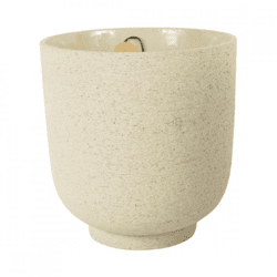 D&M Depot Caper Flower Pot, Cream, 22 cm