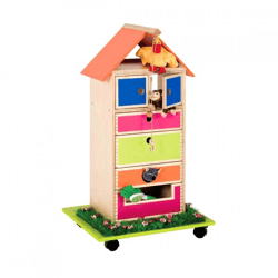 Educo Villa Letterpret Wood 95 cm
