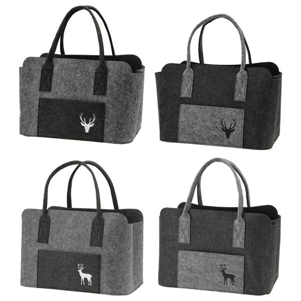 Felt bag, 4/s 38x26x26 cm