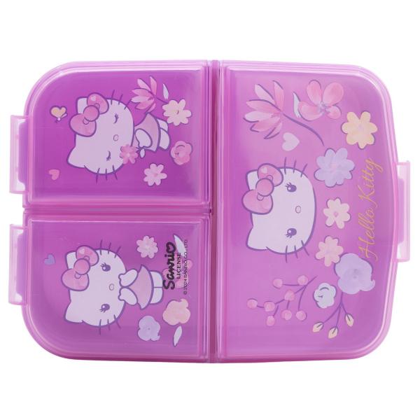 Hello Kitty - Brotdose mit F&auml;chern - 20 cm