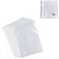 Insteekhoes A5 transparant 17-rings set van 10