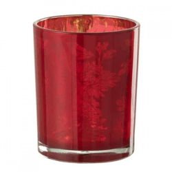 J-line Flower Lantern, Red, 18 cm