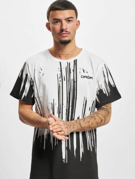 l&auml;ssiges Dada Supreme Herren T-Shirt Wei&szlig;/Schwarz