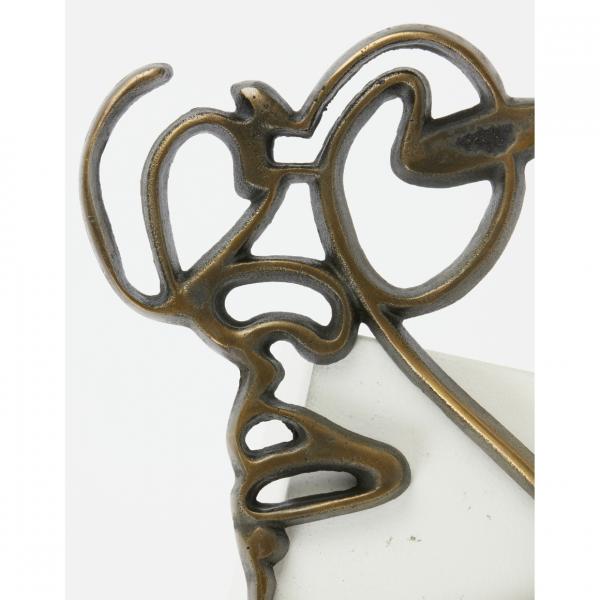 Light & Living Wanddekoration Face antik bronze 35 cm